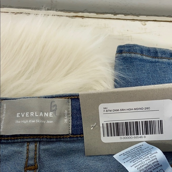 Everlane NWT The High Rise Skinny Jeans - Picture 8 of 12